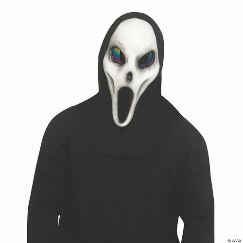 Grey alien spawn mask - grey,