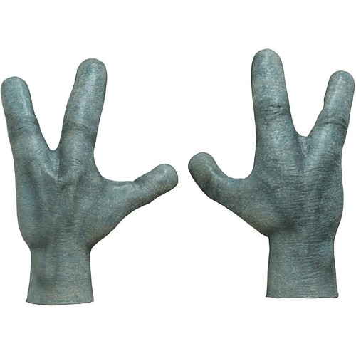 Gray alien hands - gray,