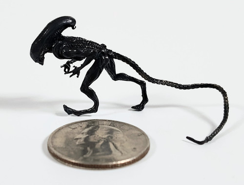 Miniature metal alien - metal,